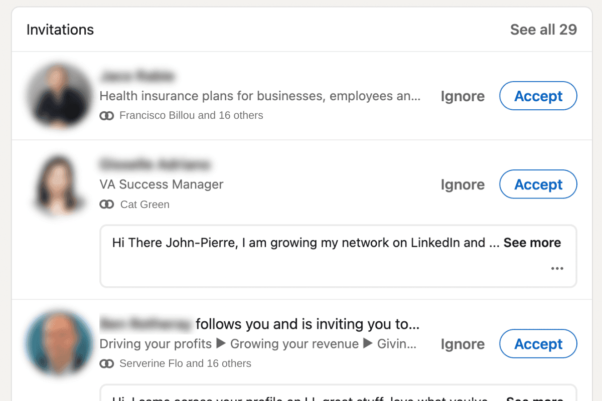 investors on linkedin