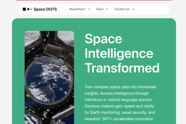 Space DOTS space startup