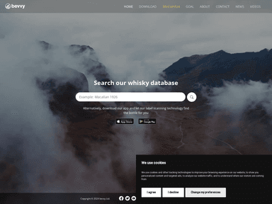 Bevvy.com ecommerce startup