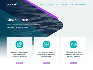 Canoe Intelligence data-management startup