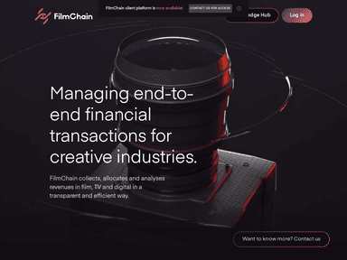 FilmChain blockchain startup