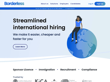 Borderless backedvc startup
