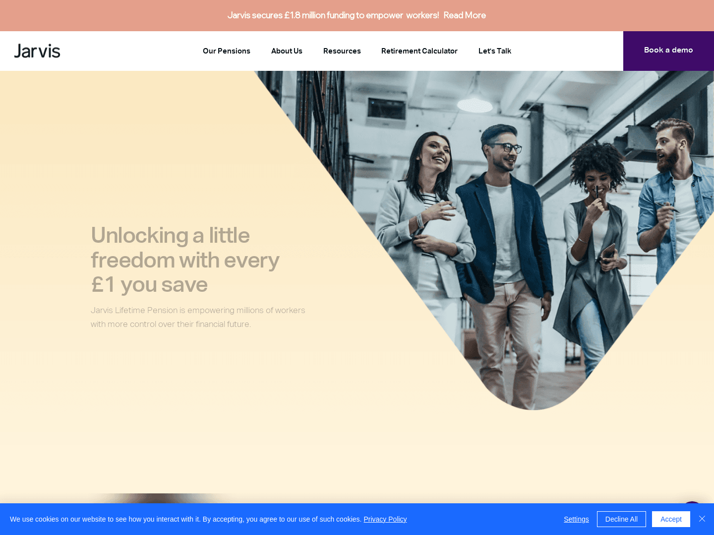 "Jarvis: Revolutionizing Retirement Planning with Innovative Fintech Solutions"