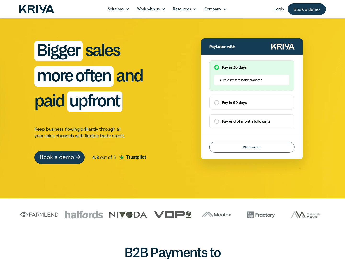 Kriya Receives $50M Funding to Transform B2B Payments