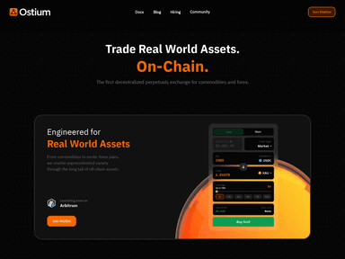 Ostium Labs web-3 startup