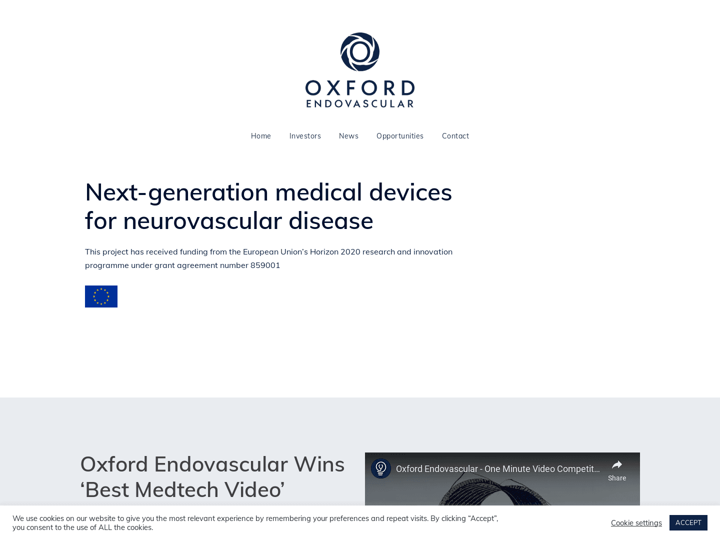 Oxford Endovascular Raises GBP8m for OXIFLOW Medical Device