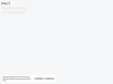 PACT sustainability startup