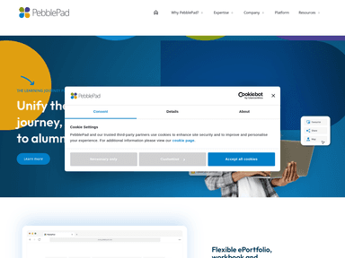 PebblePad education startup