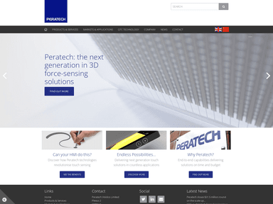 Peratech hardware startup