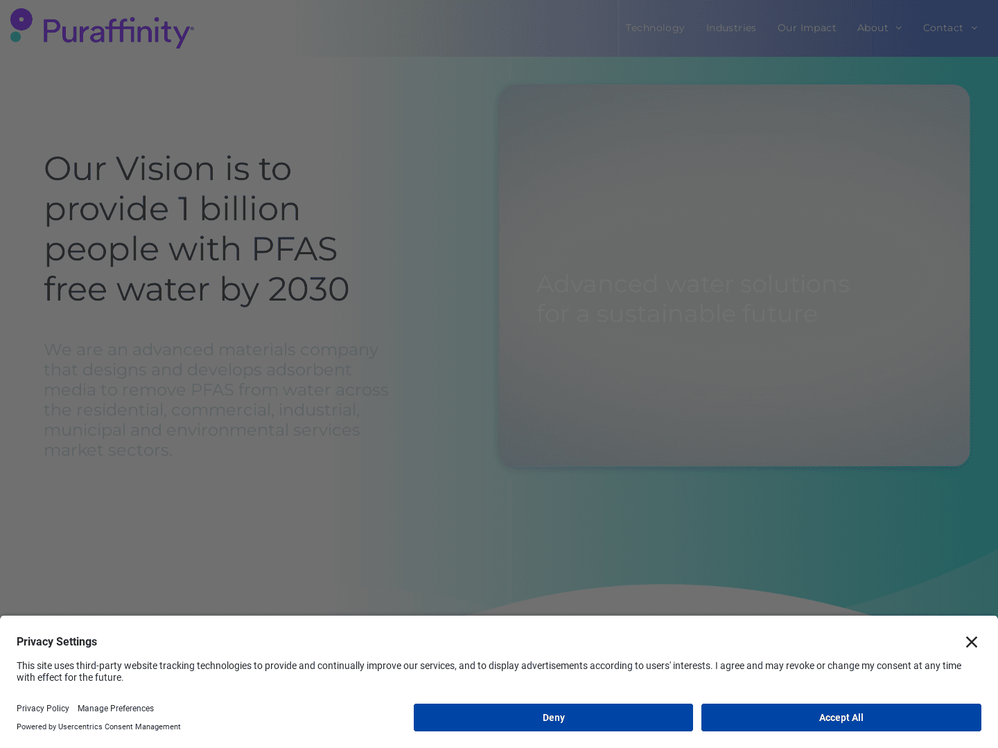 "Puraffinity Secures Funding to Combat Water Toxicity"