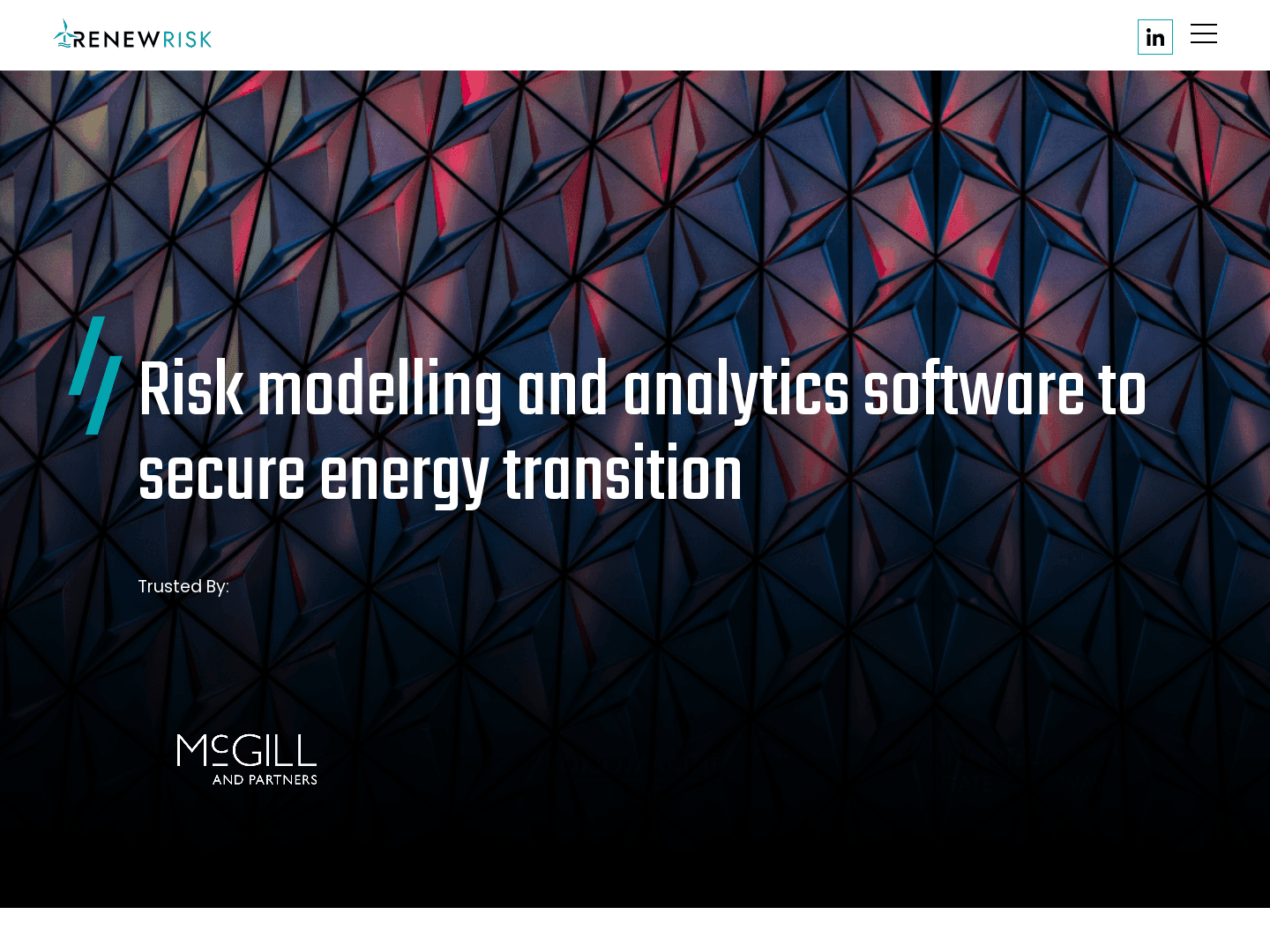 Renew Risk secures £1.7m funding for clean-energy risk analytics