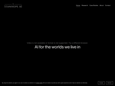 Stanhope AI frontline ventures startup