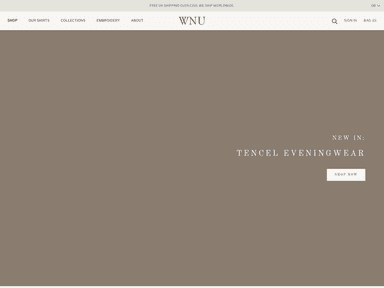 With Nothing Underneath ecommerce startup