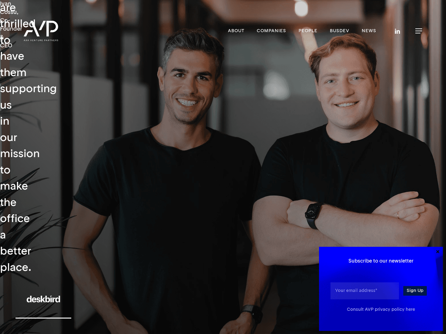 AVP (AXA Venture Partners)