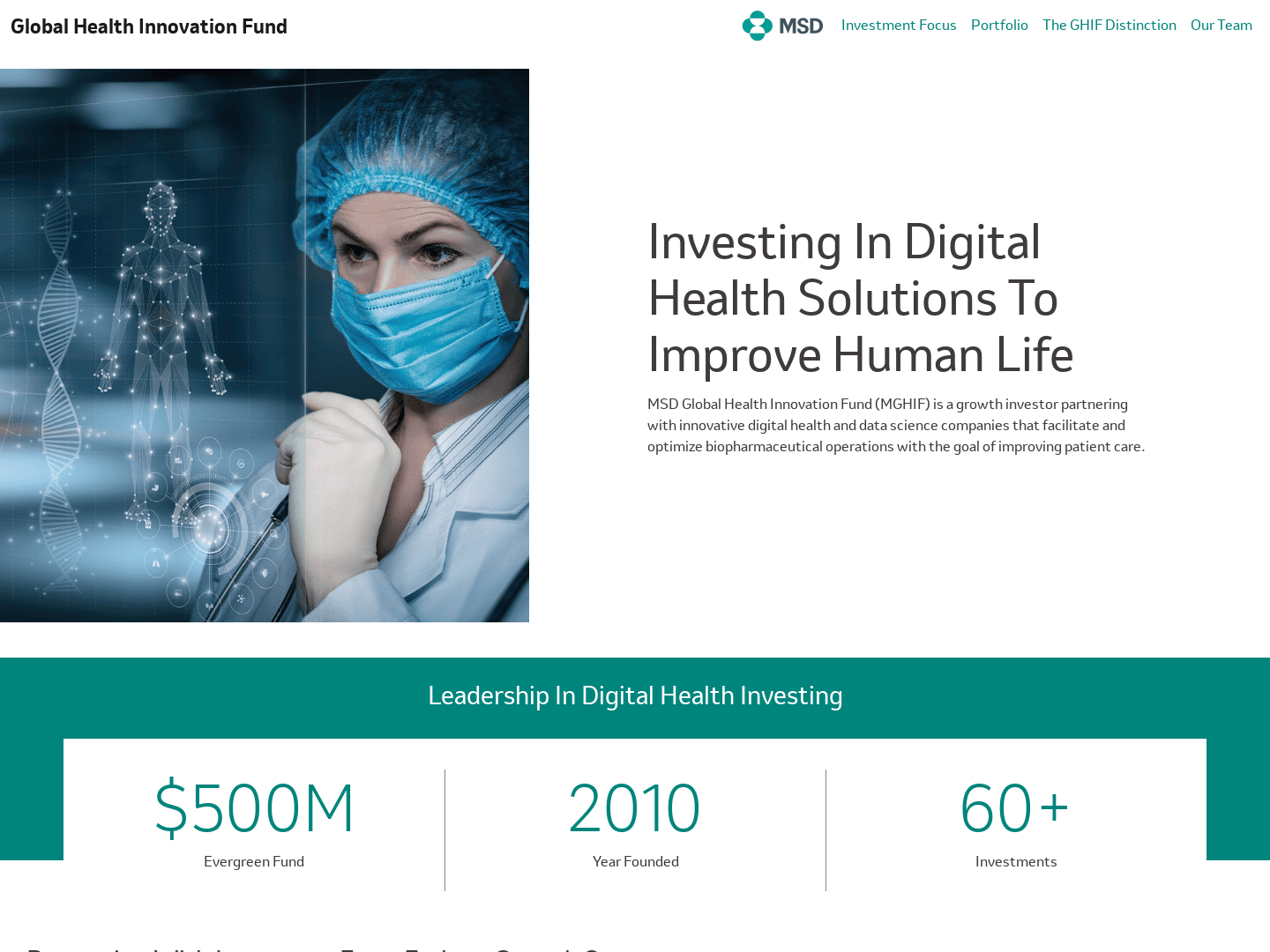 MSD Global Health Innovation Fund