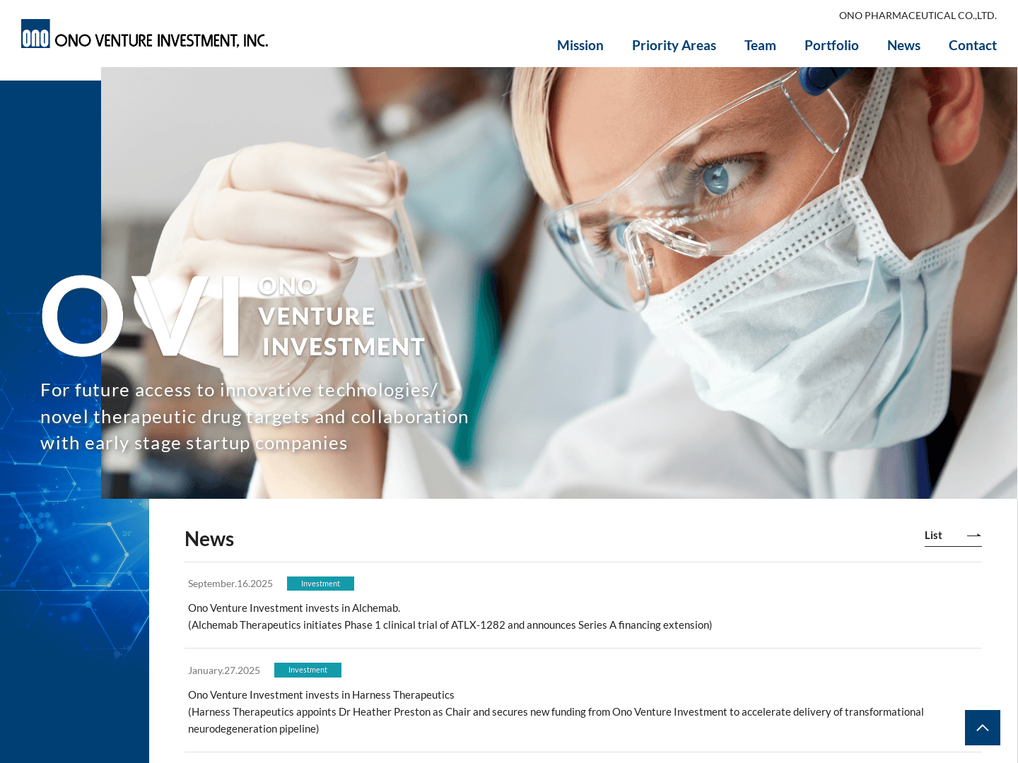 Ono Venture Investment (OVI)