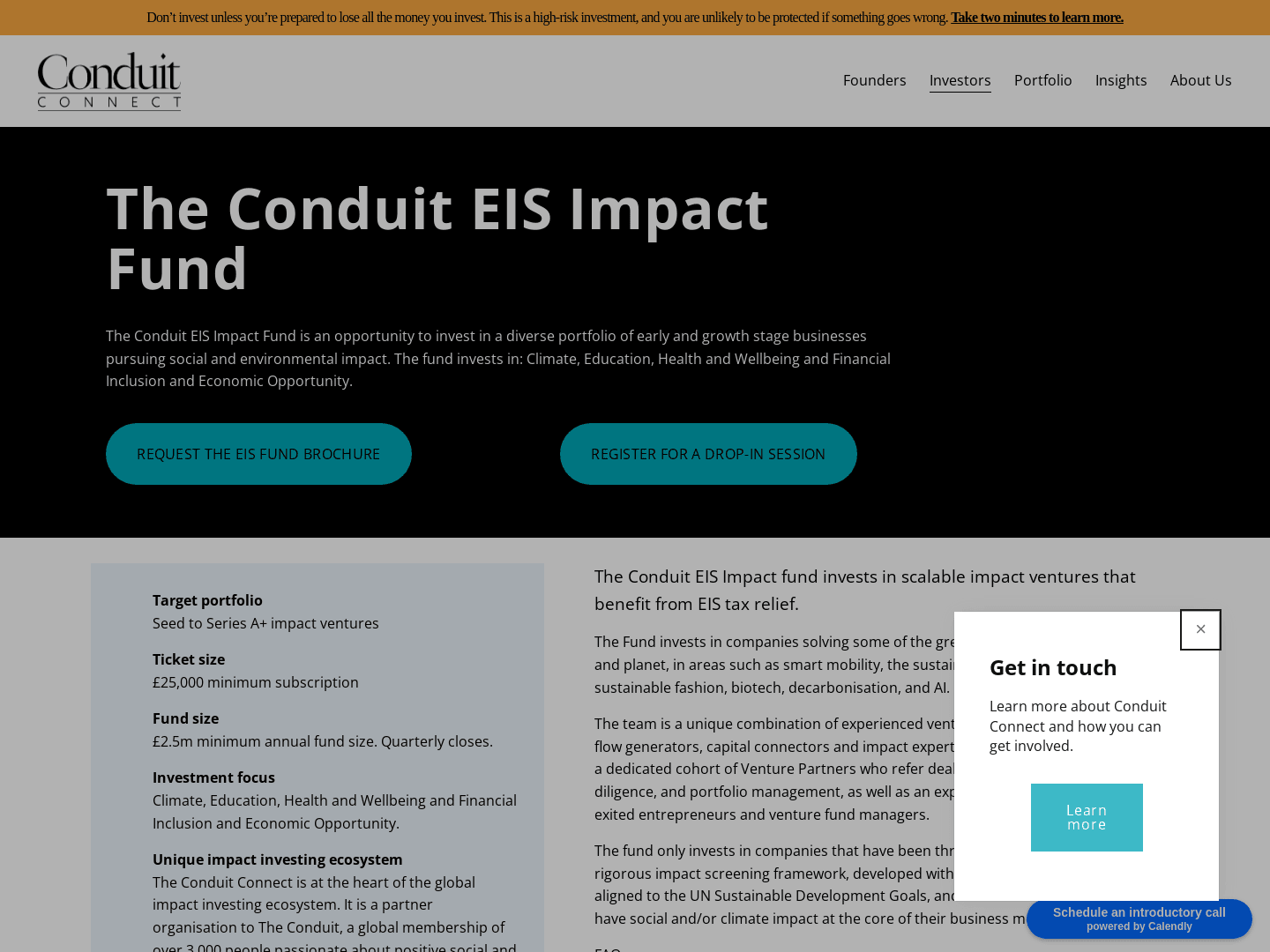 Conduit EIS Impact Fund