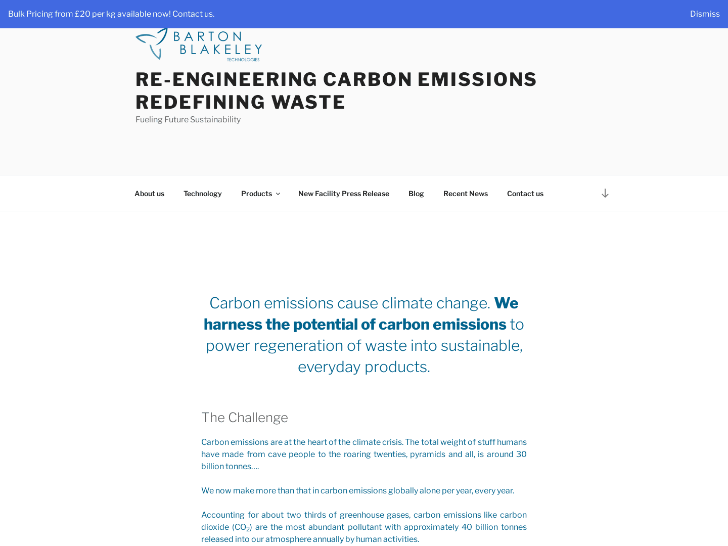 "Barton Blakeley Secures £2.7M for Carbon Utilisation Plant"