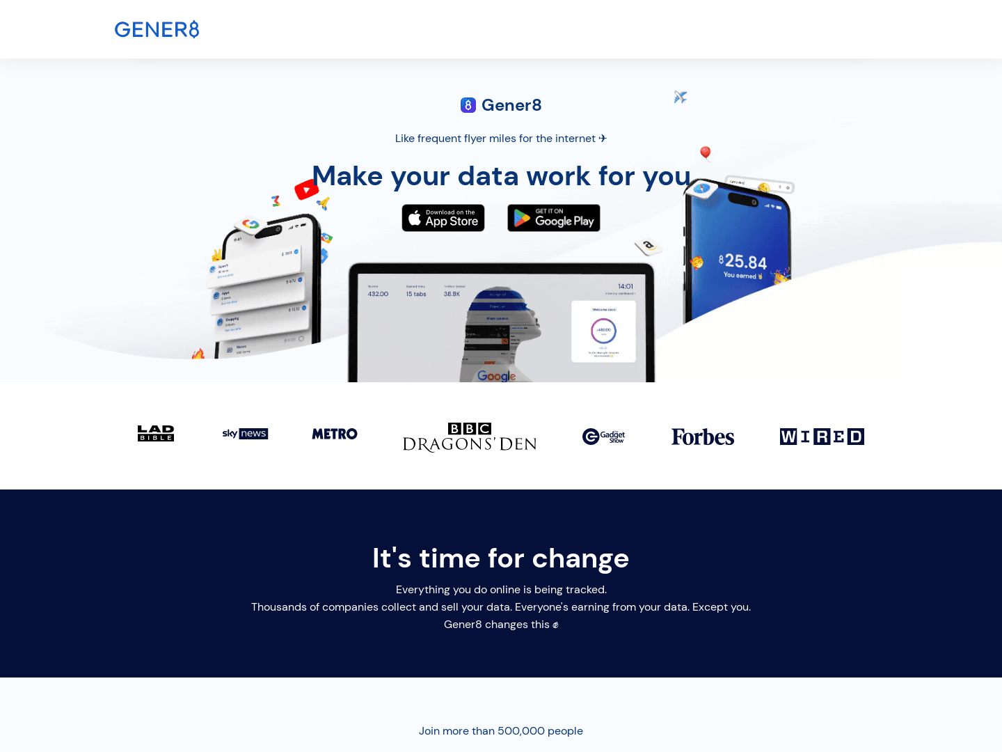 "Gener8 Empowers Users with Innovative Data Privacy App"