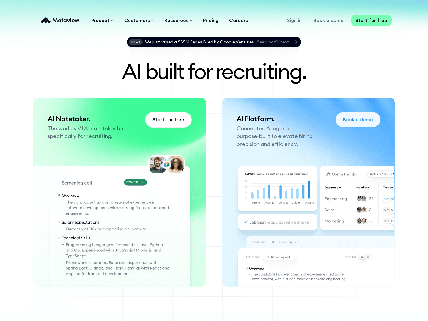 "Metaview Secures £25,530,000 to Transform Hiring Processes"