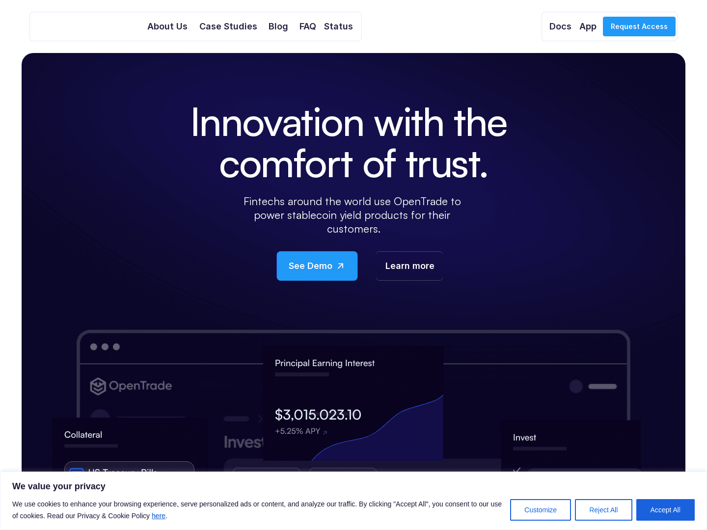 "OpenTrade: Transforming Treasury Management in Web3"
