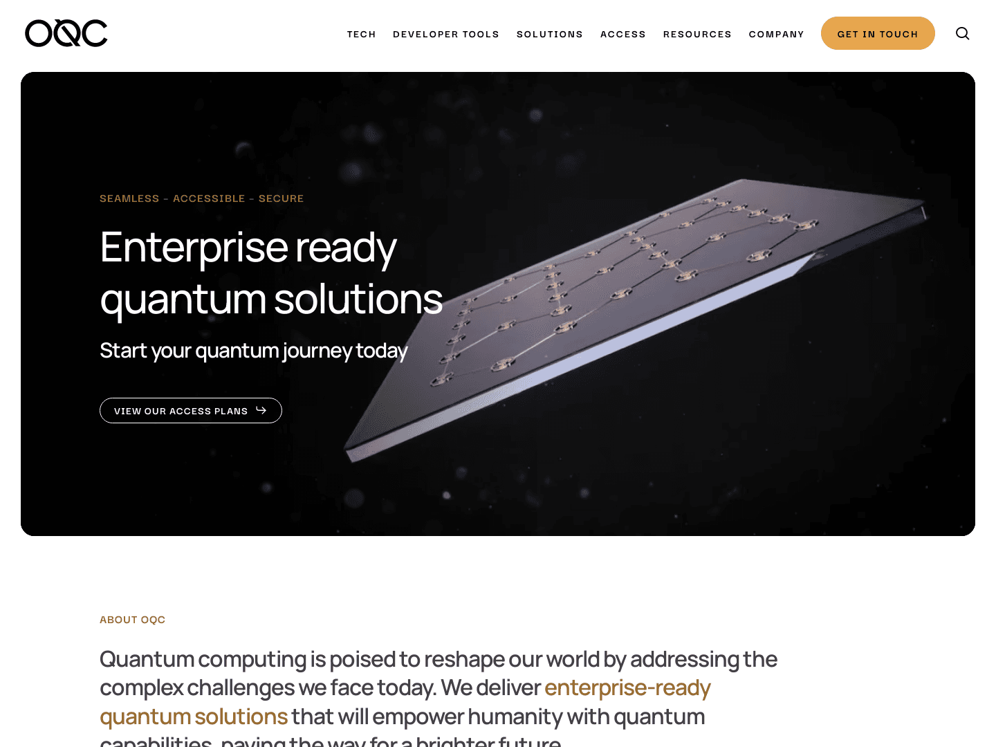 OQC Raises $100 Million to Expand Quantum Computing Access