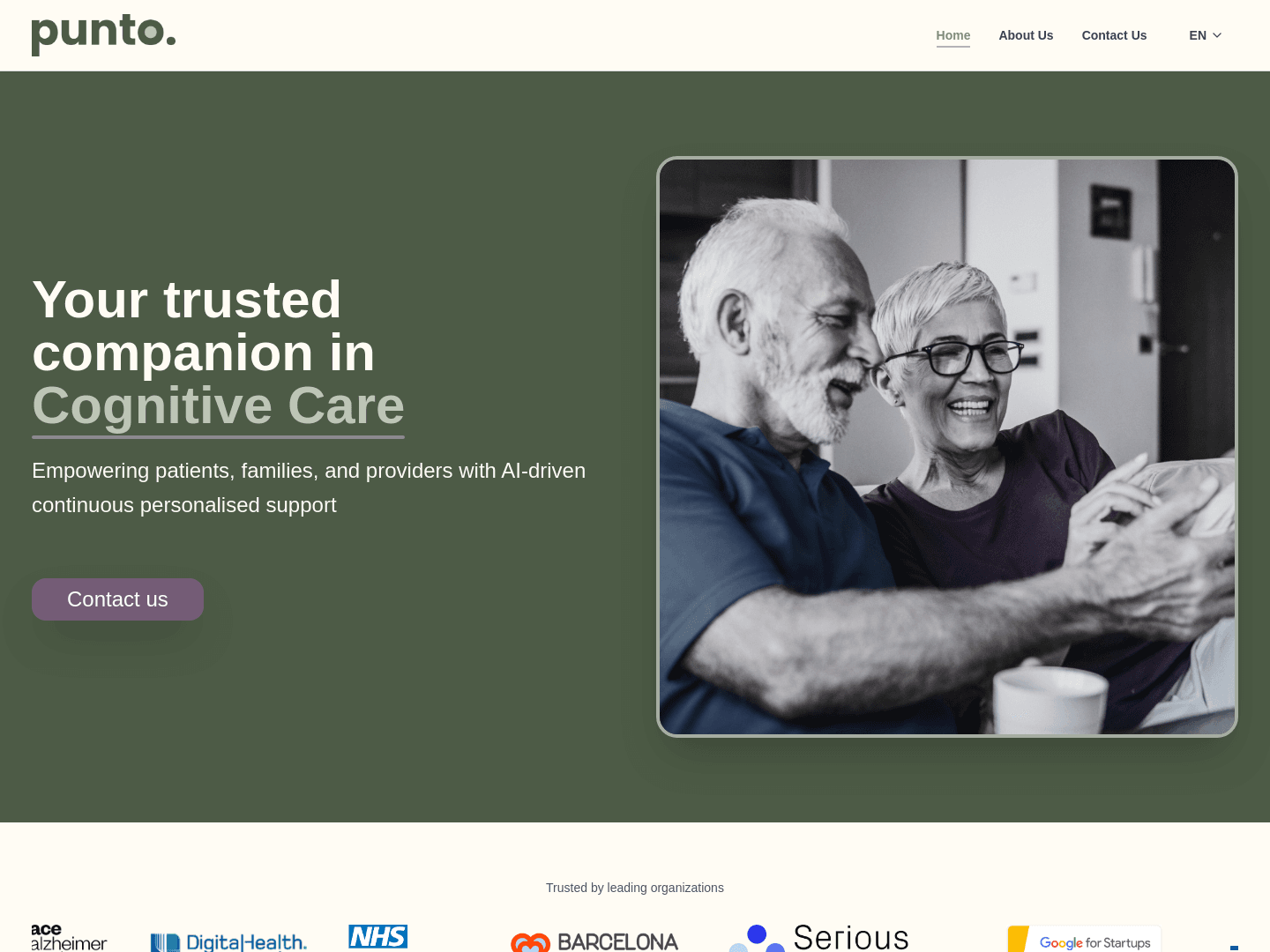 "Punto Health: Empowering Dementia Management Through Innovative Technology"