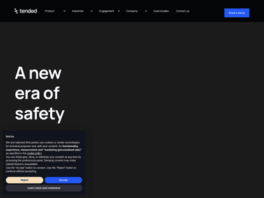 "Tended Secures £2 Million to Enhance Workplace Safety"