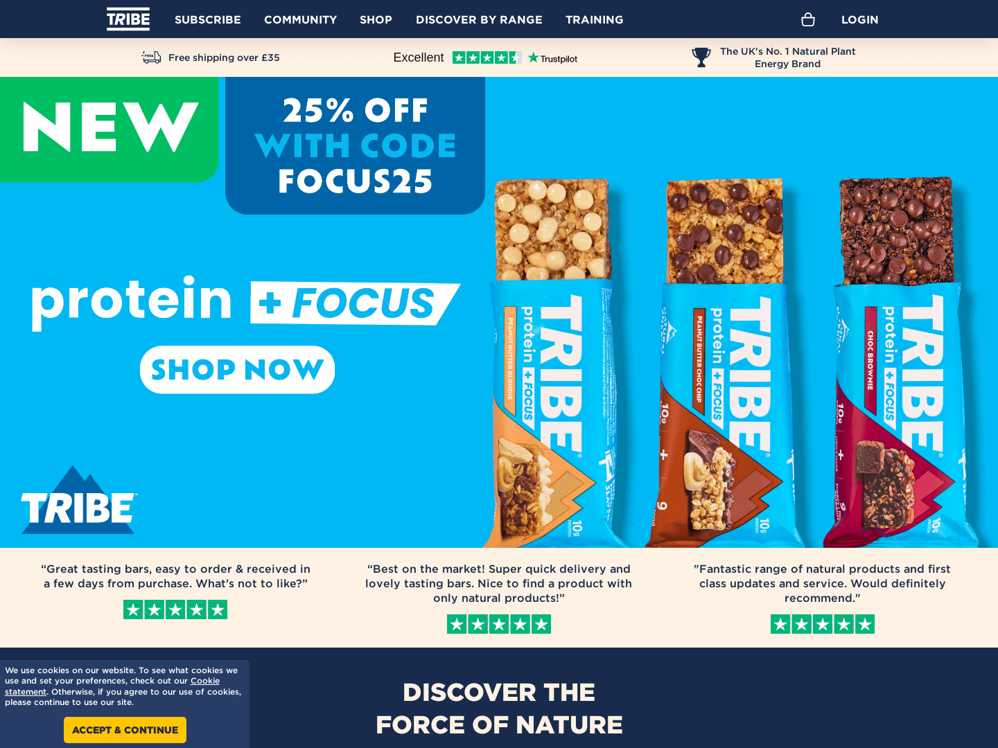 "Tribe Secures £2.4M Funding for Growth in Healthy Snacks"