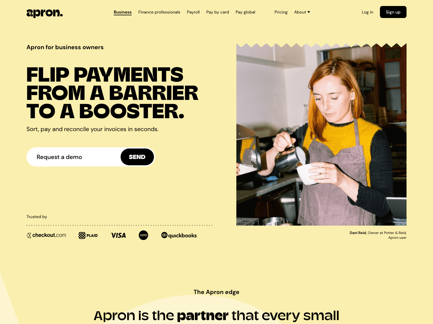 London-based Apron Raises $5.5M for B2B Payments Platform